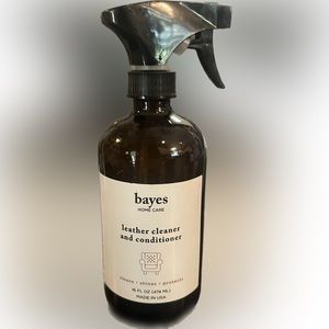 $5/$25 Bayes Home Care Leather Cleaner and Conditioner Glass Spray Bottle16oz